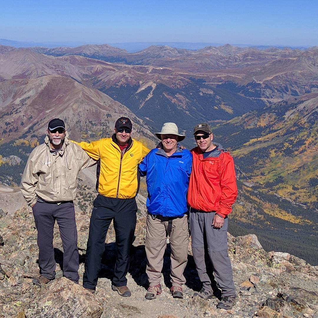 La Plata Peak (14,336') 9-19-2016 with Darol, Dave, and Pete. Great views, great weather, great friends. Must get stronger for next year's climb!