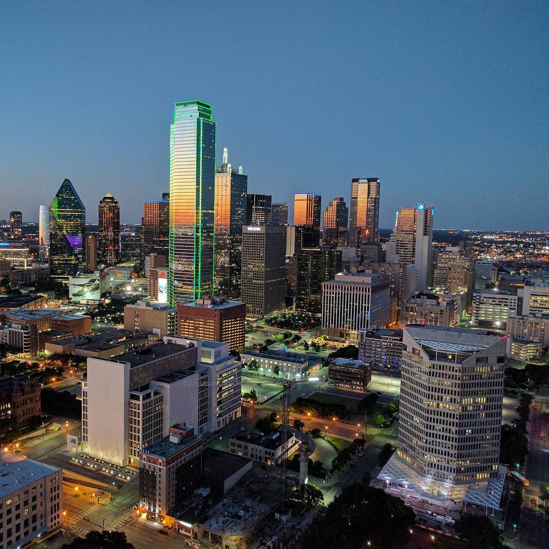 Taken tonight from Reunion Tower, which I was visiting with Susan, Jonathan, and Joshua.